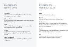 Semainier 2025 - Voitures de rêves