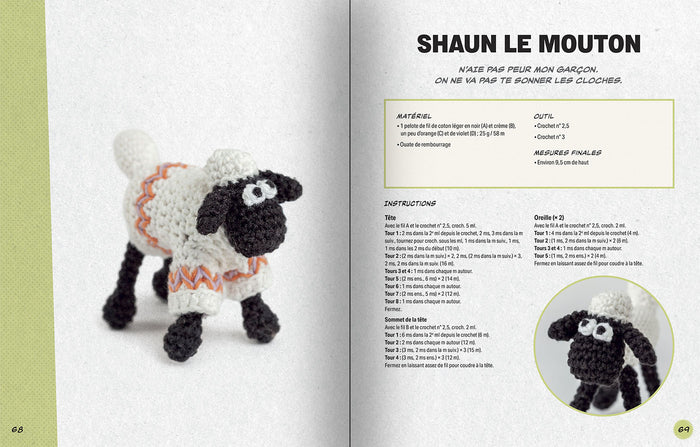 Wallace & Gromit - Amigurumis au crochet