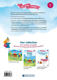 Mon livre à compter de 1 à 10 - MS-GS avec des autocollants