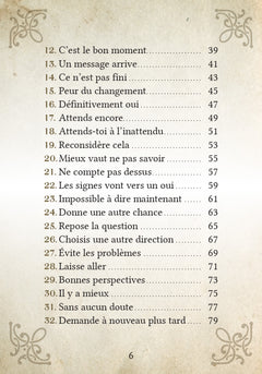 La réponse est là - Cartes oracle