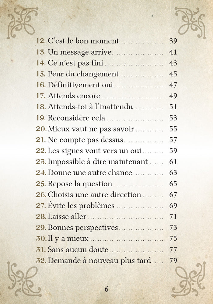 La réponse est là - Cartes oracle