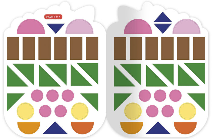 Gommettes formes - L'Aventure de petite licorne