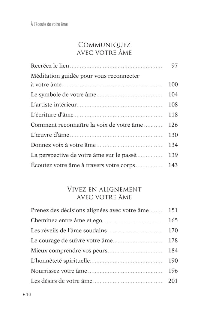 À l'écoute de votre âme