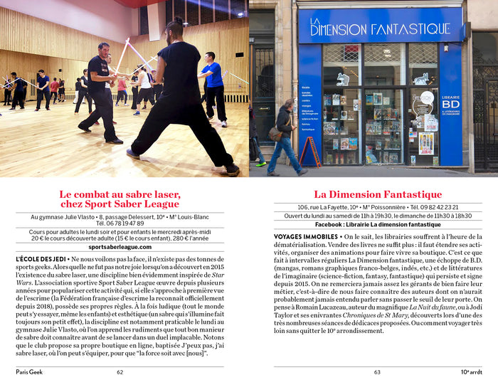 Paris Geek - 120 adresses et activités pour fans de pop culture