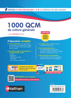 1 000 QCM de culture générale
