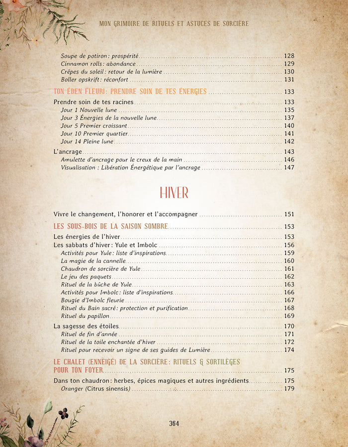 Mon grimoire de rituels & astuces de sorcière