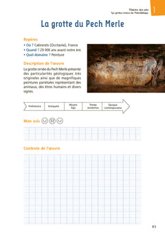 Dictées et histoire des arts CM - Voyage dans le temps - cahier de l'élève