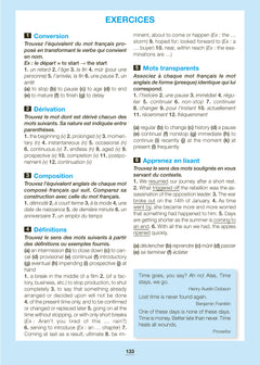 Le vocabulaire anglais - N° 19