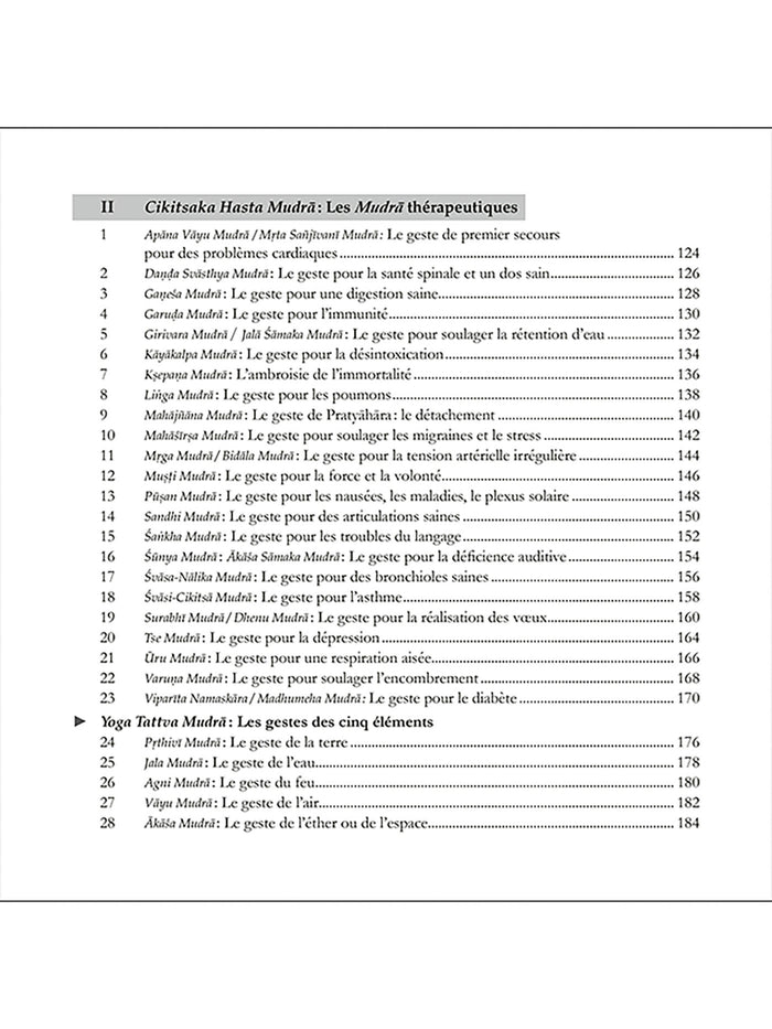 Mudra, le secret sacré