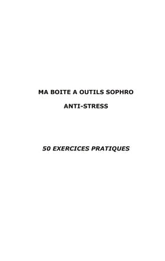 Ma boîte à outils Sophro Anti-stress