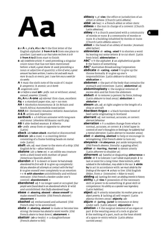 Dictionnaire anglais unilingue - format poche