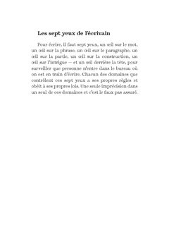 c'est vous l'écrivain