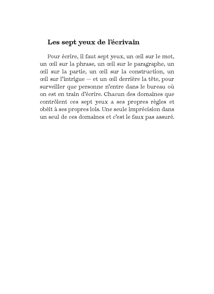 c'est vous l'écrivain