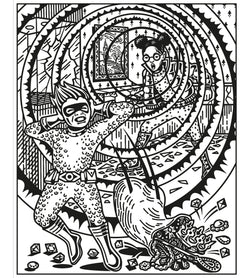 Les super-héros - La peinture magique