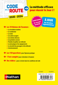 Code de la route 2025/2026