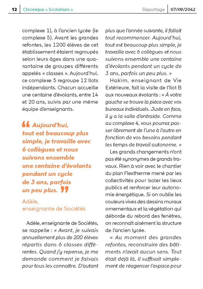 Et si on imaginait l'école de demain ?