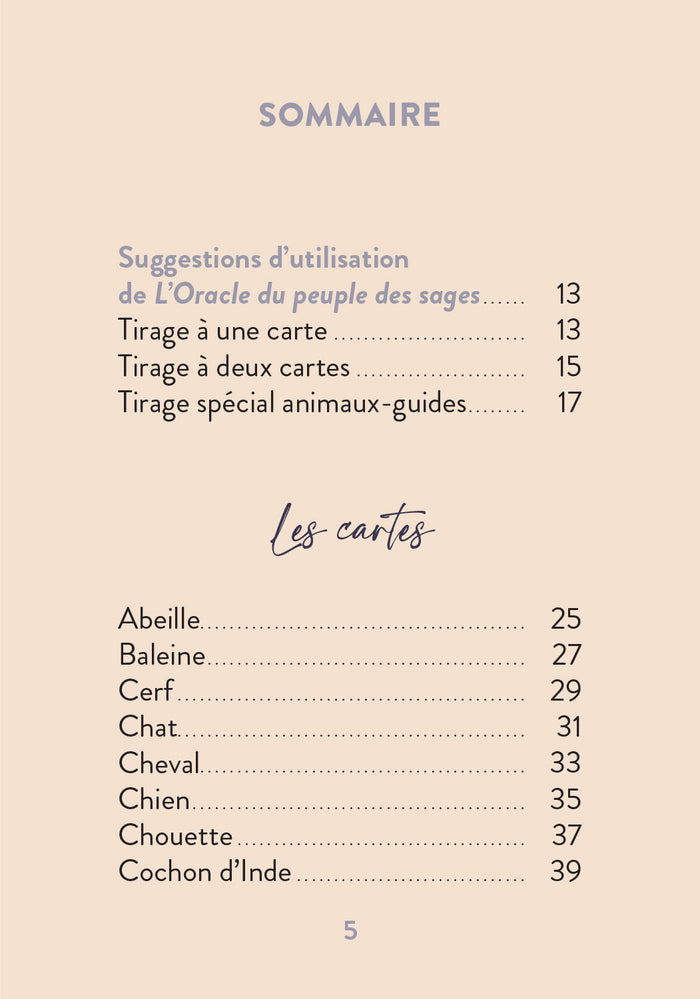 L'oracle du peuple des sages