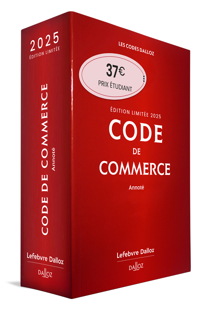 Code de commerce 2025 annoté