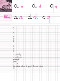 Cahier d'écriture CM1 CM2