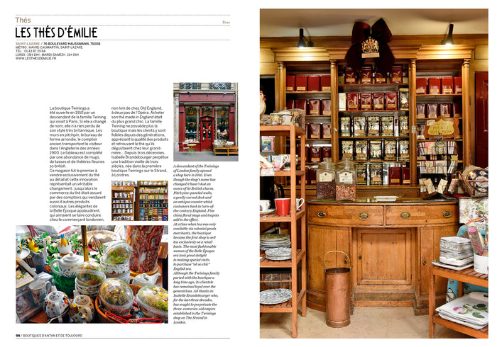 Paris boutiques d'antan et de toujours