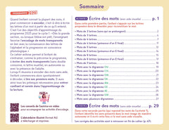 La classe de Moscaia - Mon cahier ardoise - J'écris des mots