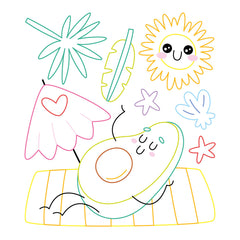 Mes jolis colos - vacances et gourmandises kawaii