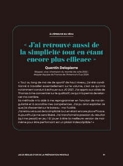 Les 25 règles d'or de la préparation mentale