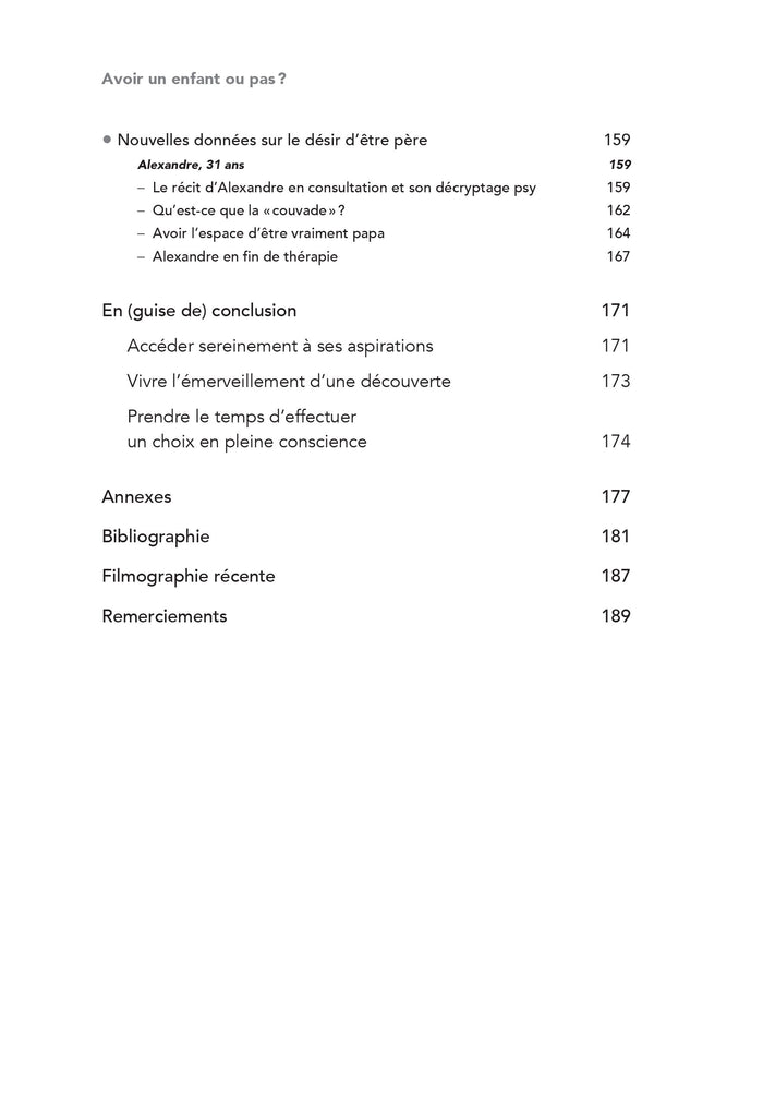 Avoir un enfant ou pas ?