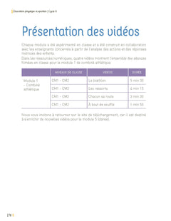 L'EPS au cycle 3 + Ressources numériques