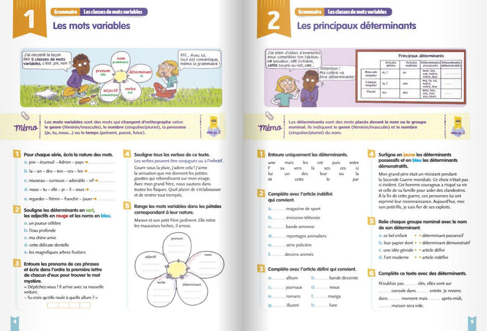 Français CM2 : Mon cahier pour la maison