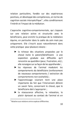 Pratique de la médiation équine