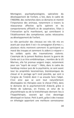 Pratique de la médiation équine
