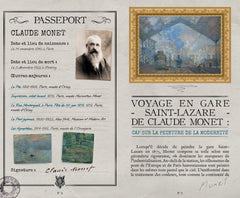 Les carnets de l'art, La Gare Saint-Lazare de Claude Monet