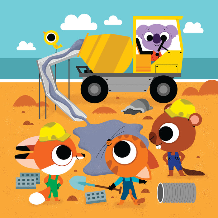 Pinceau magique - Le chantier