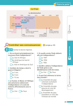 Annales Brevet Histoire Géographie Enseignement Moral et Civique 2027- Corrigé
