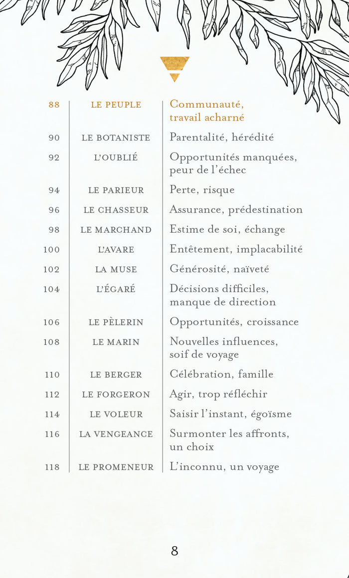 La citadelle - cartes oracle