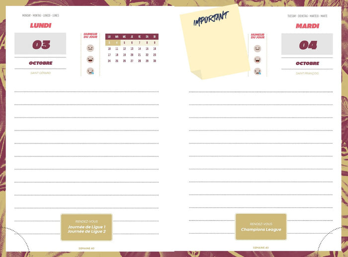 Agenda Telefoot 2022-2023