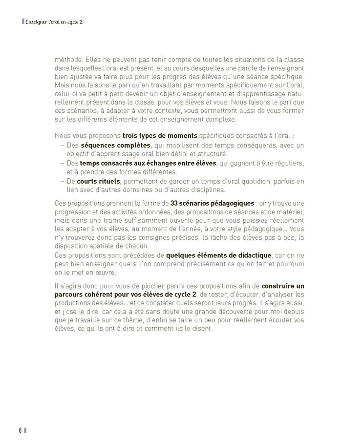 Enseigner l'oral au cycle 2 + Ressources numériques