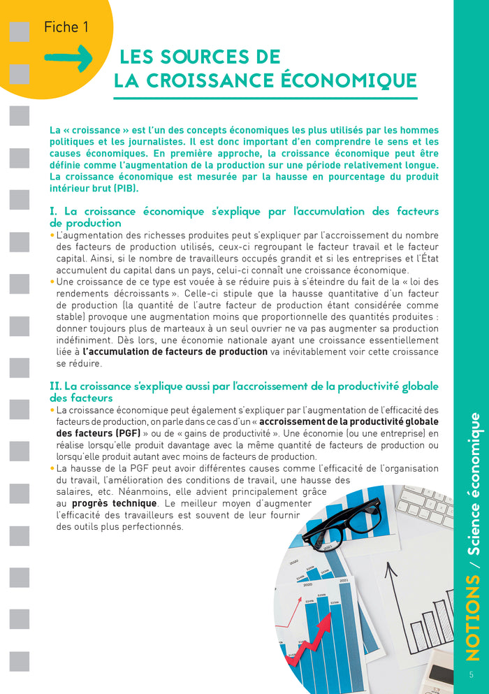 Les fiches du lycée - Terminale - Spécialité SES