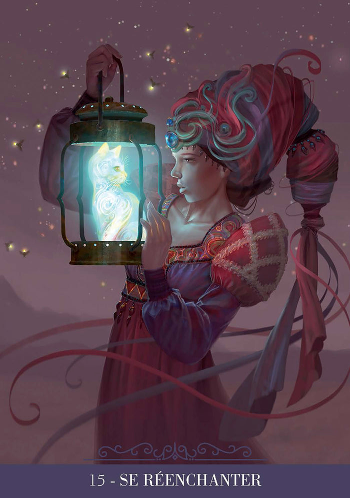 Coffret Oracle des chats fantasy