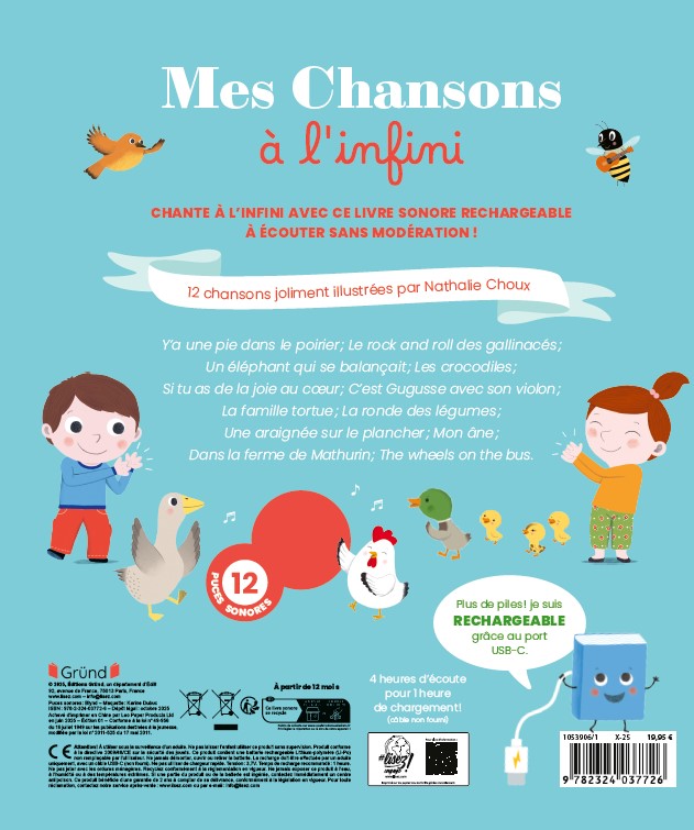 Mes chansons à l'infini