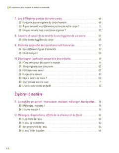 50 expériences pour explorer le monde en maternelle