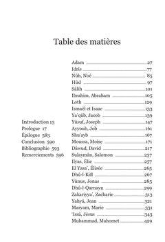 Les Prophètes à la lumière du Coran et de la Bible