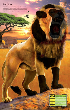 Construis tes animaux dangereux et tes animaux marins avec des autocollants