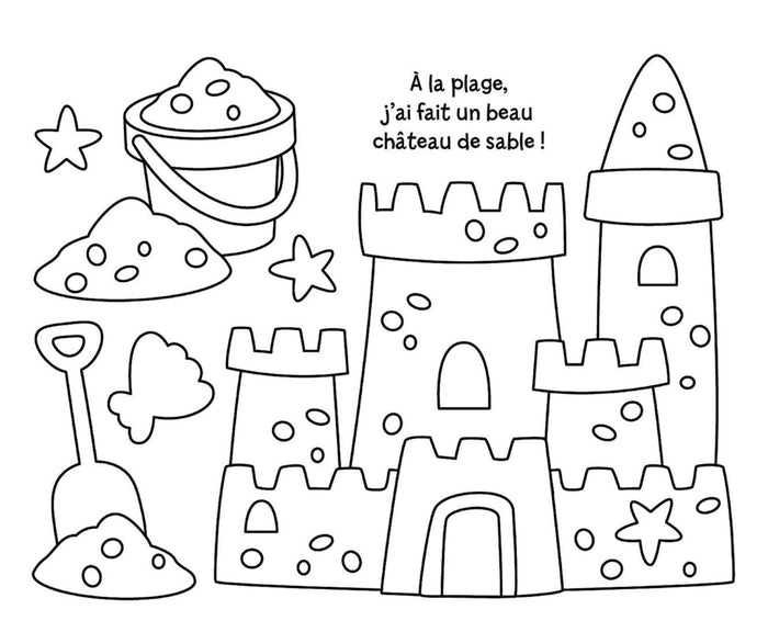 Mes jolies peintures magiques - A la plage