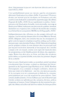 L'évaluation