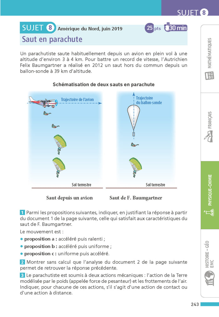Maxi annales brevet 2026 - Corrigé
