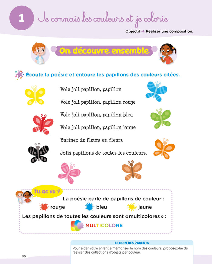 Mon année de Moyenne Section