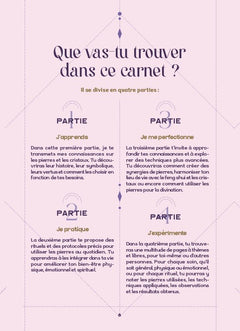 Mon carnet de lithothérapie