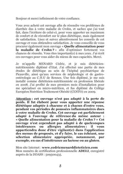 Recettes et menus pour la maladie de Crohn